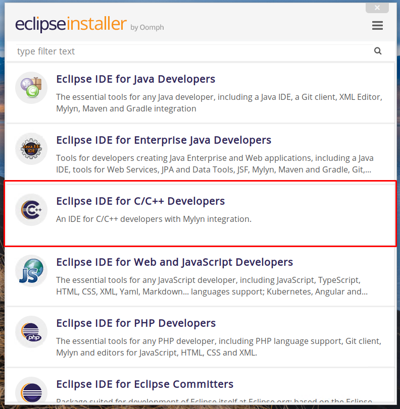 latest eclipse for mac